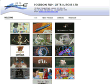 Tablet Screenshot of poseidonfilms.com